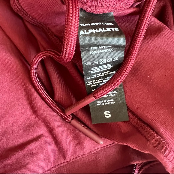 Mens Alphalete Joggers Red small sweatpants - Picture 3 of 3